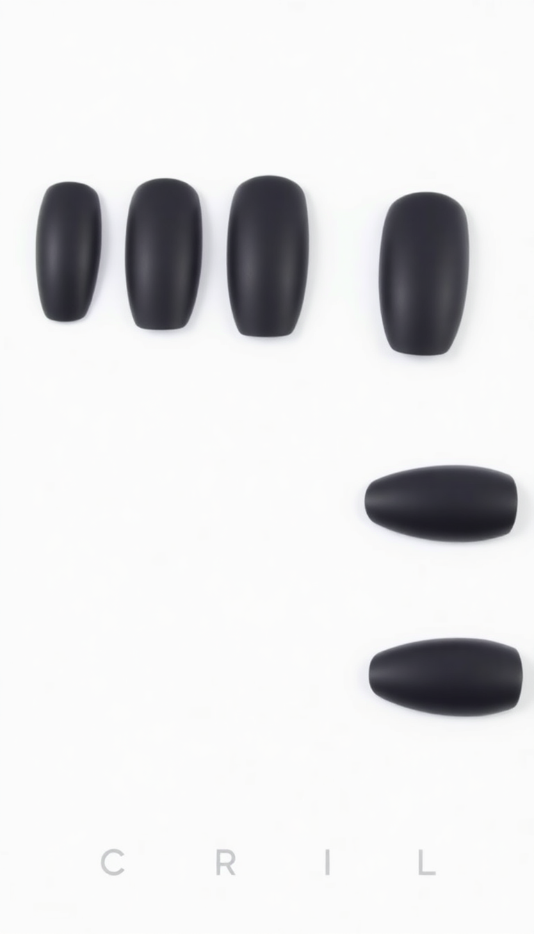 6. Minimalist Matte Black
