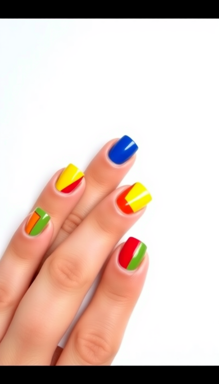 7. Bold Color Blocks