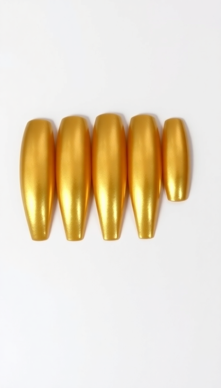 7. Bold Metallic Gold