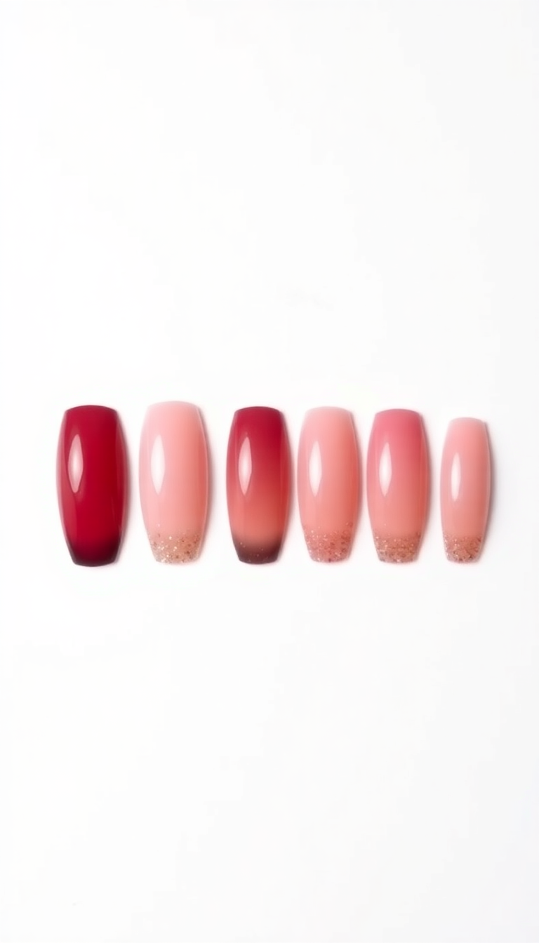 7. Chic Ombre Glitter