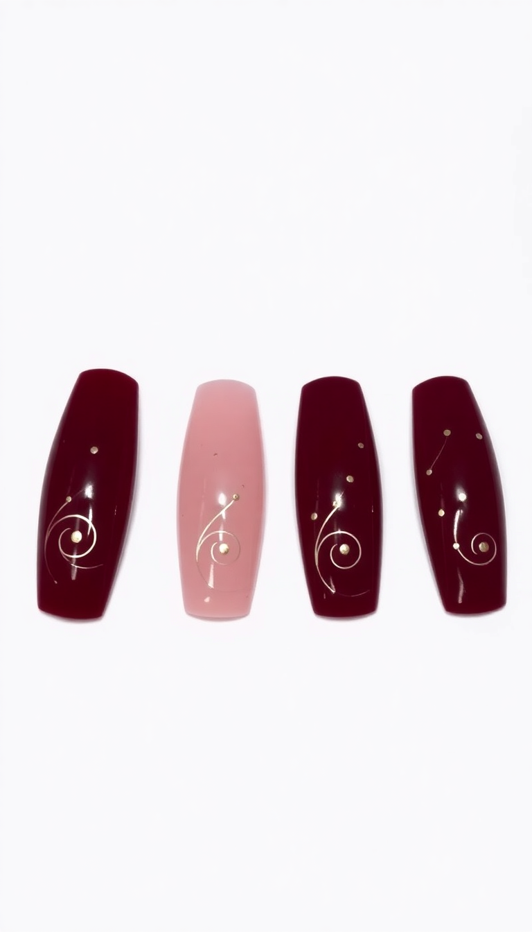 7. Deep Burgundy Bliss