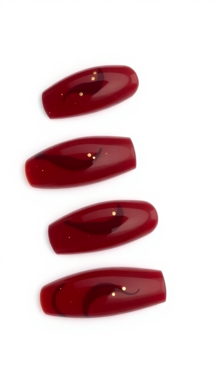 7. Deep Burgundy Bliss