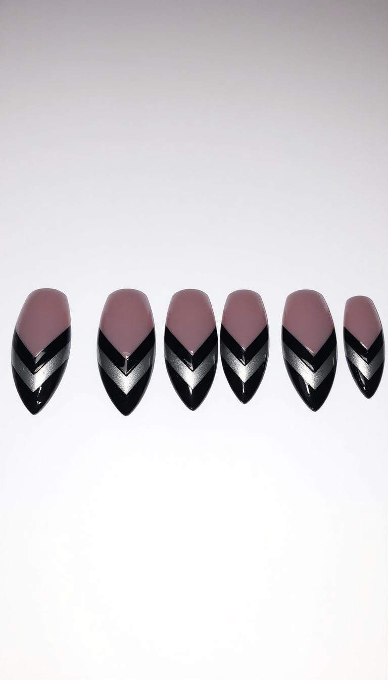 7. Edgy Arrowhead Look