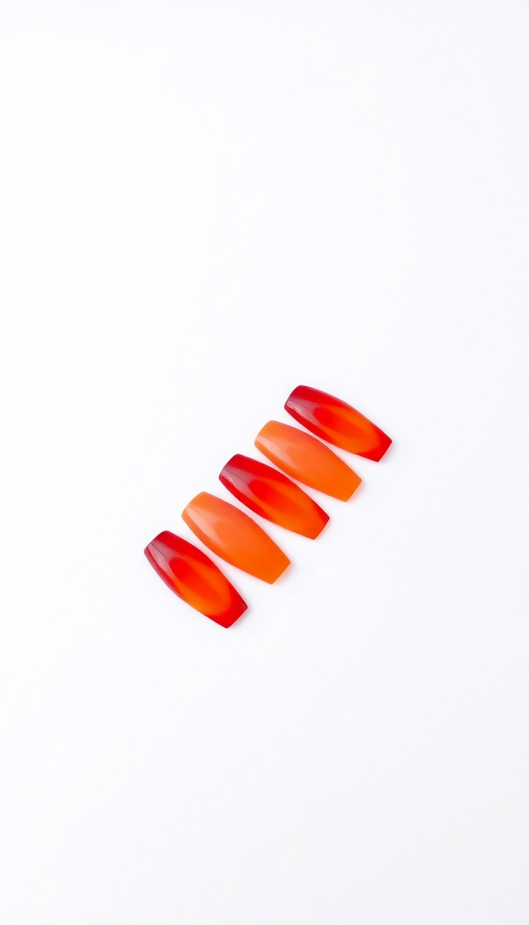 7. Fiery Ombre Finesse