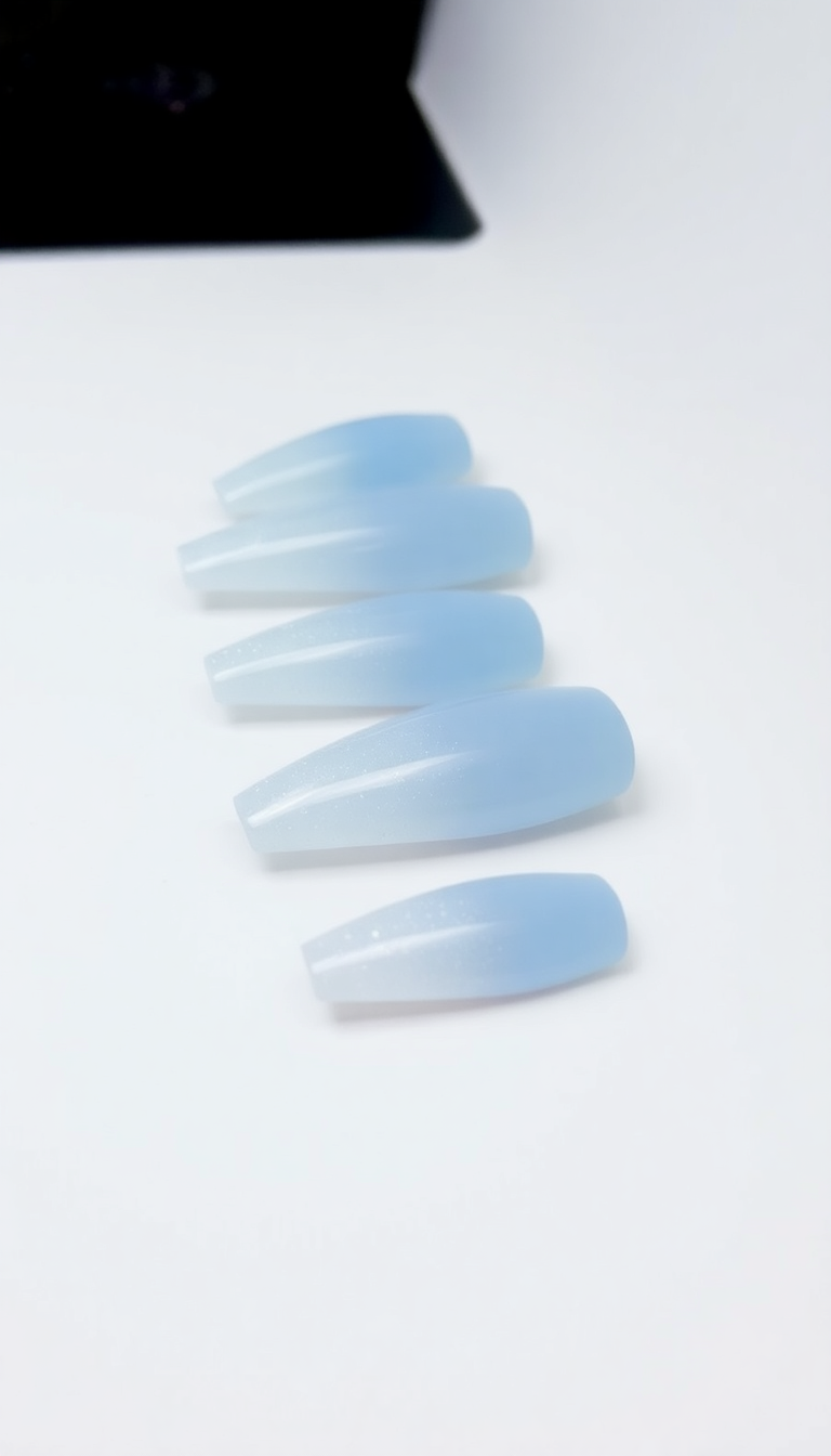 7. Frosty Ombre Effects