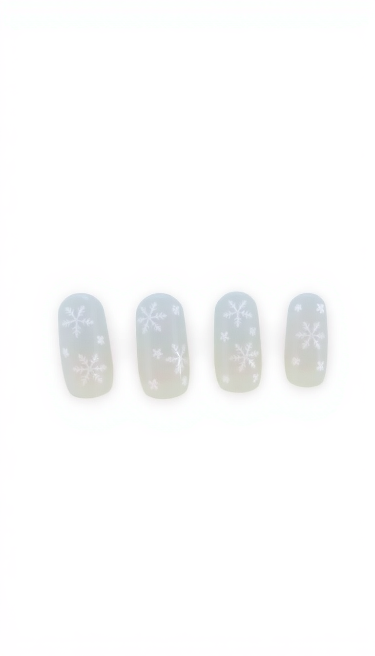 7. Minimalist Snowflake Designs