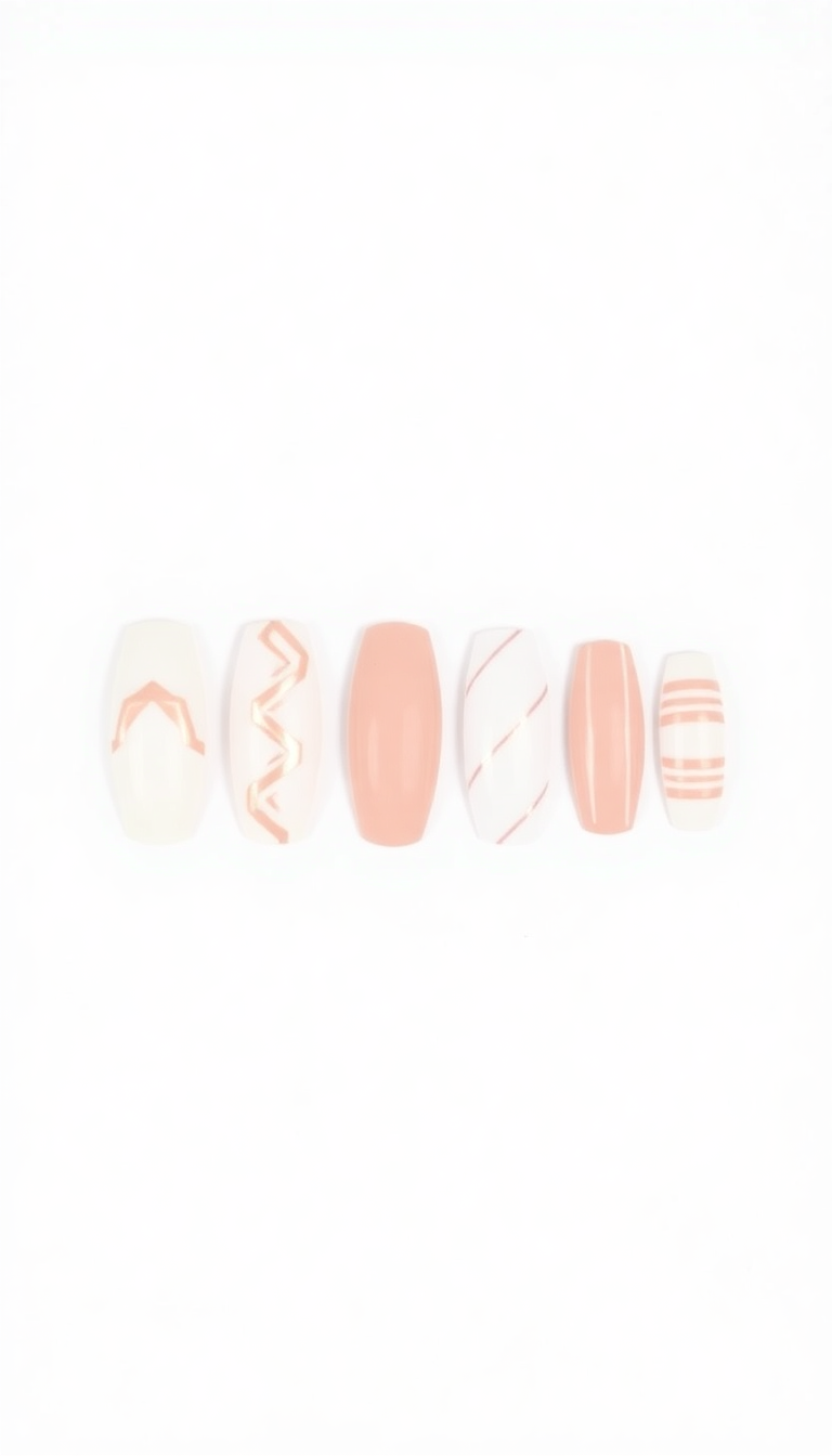 7. Minimalist White and Nude