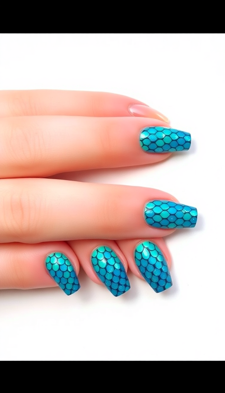 7. Shimmering Mermaid Scales