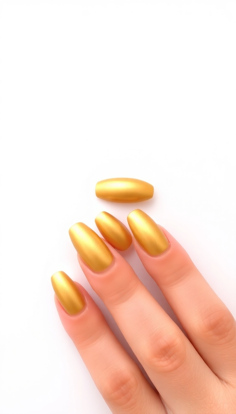 7. Sophisticated Matte Gold