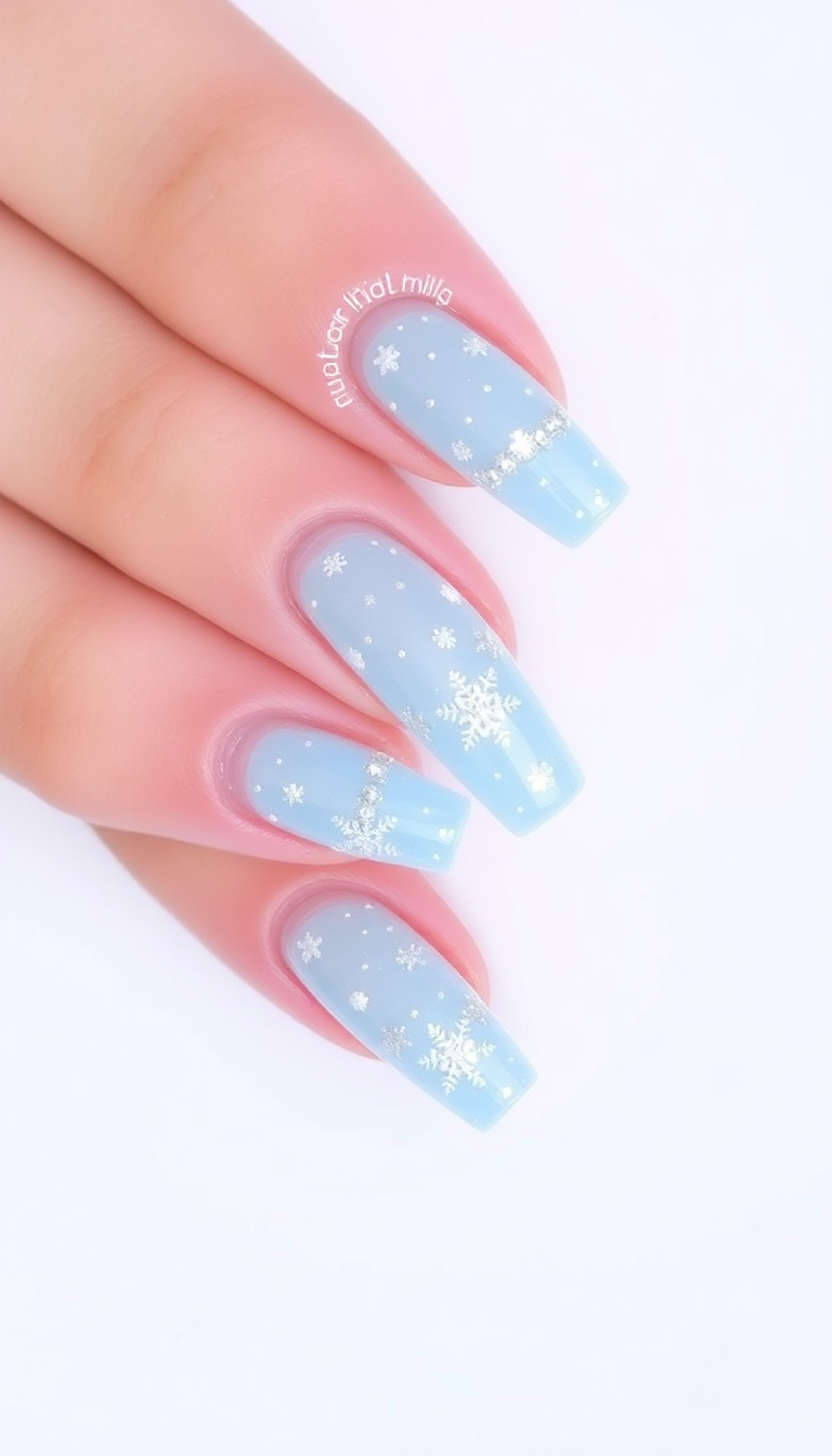 7. Sparkling Snow Accents