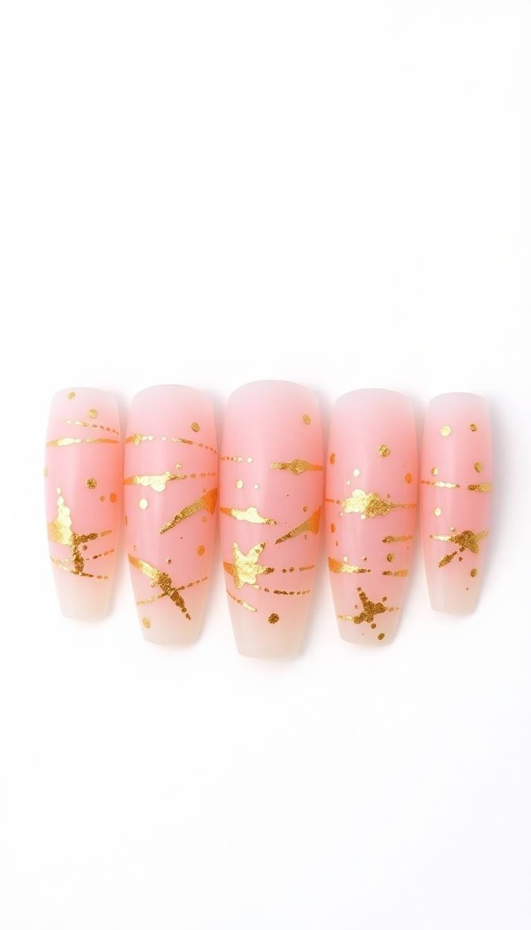 7. Warm Gold Flakes