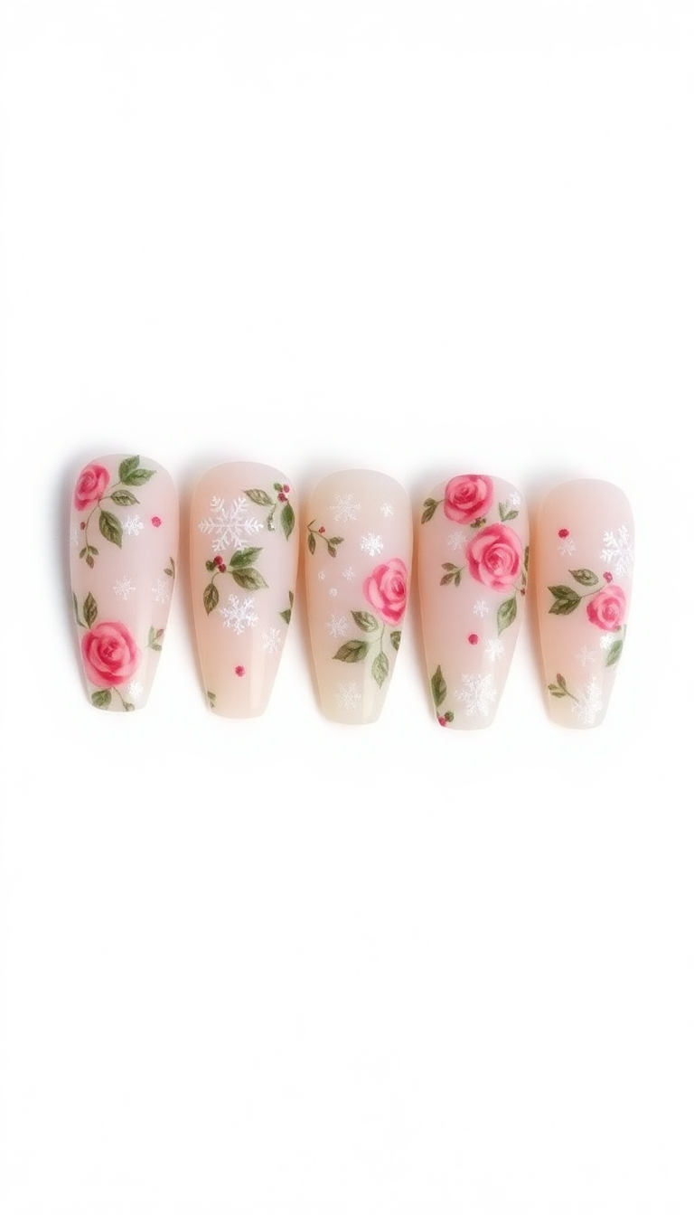 7. Winter Floral Patterns