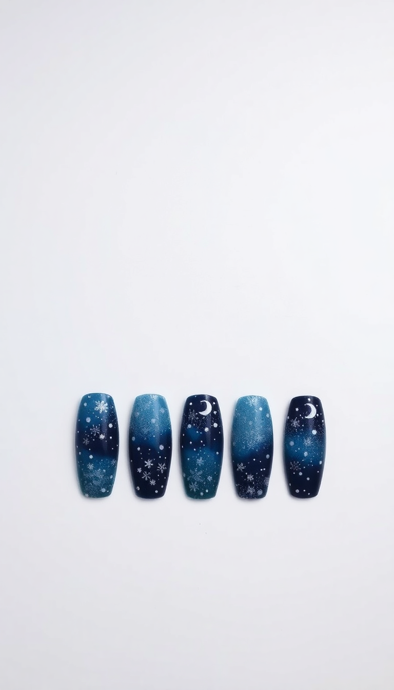 7. Winter Night Sky Effect