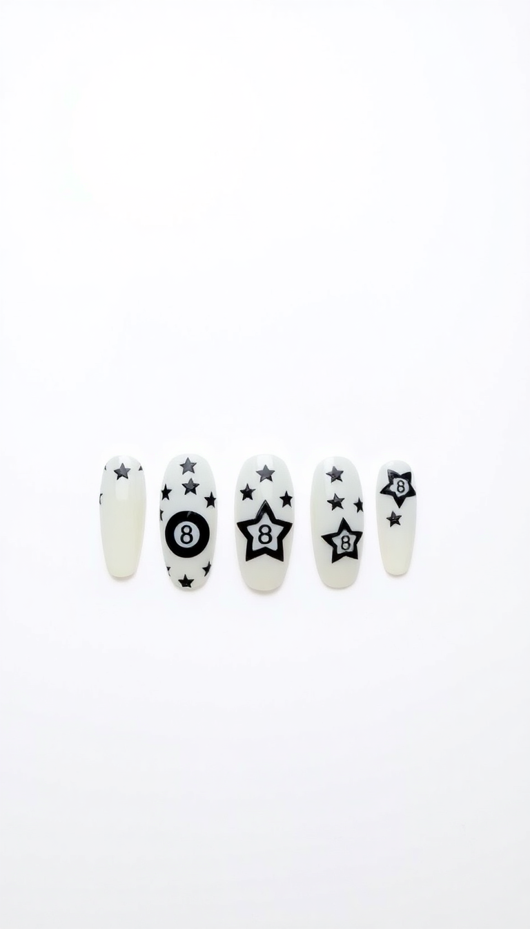 8. 8-Ball Mixed with Star Patterns