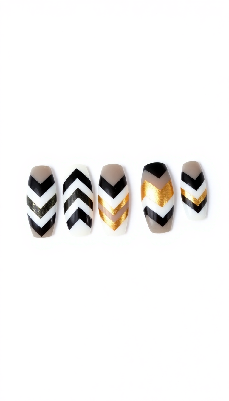 8. Chic Chevron Patterns