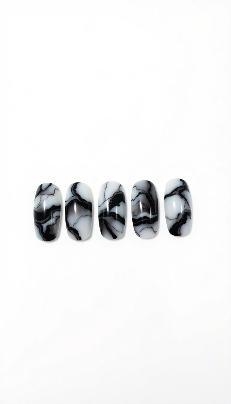 8. Chic Marble Effect