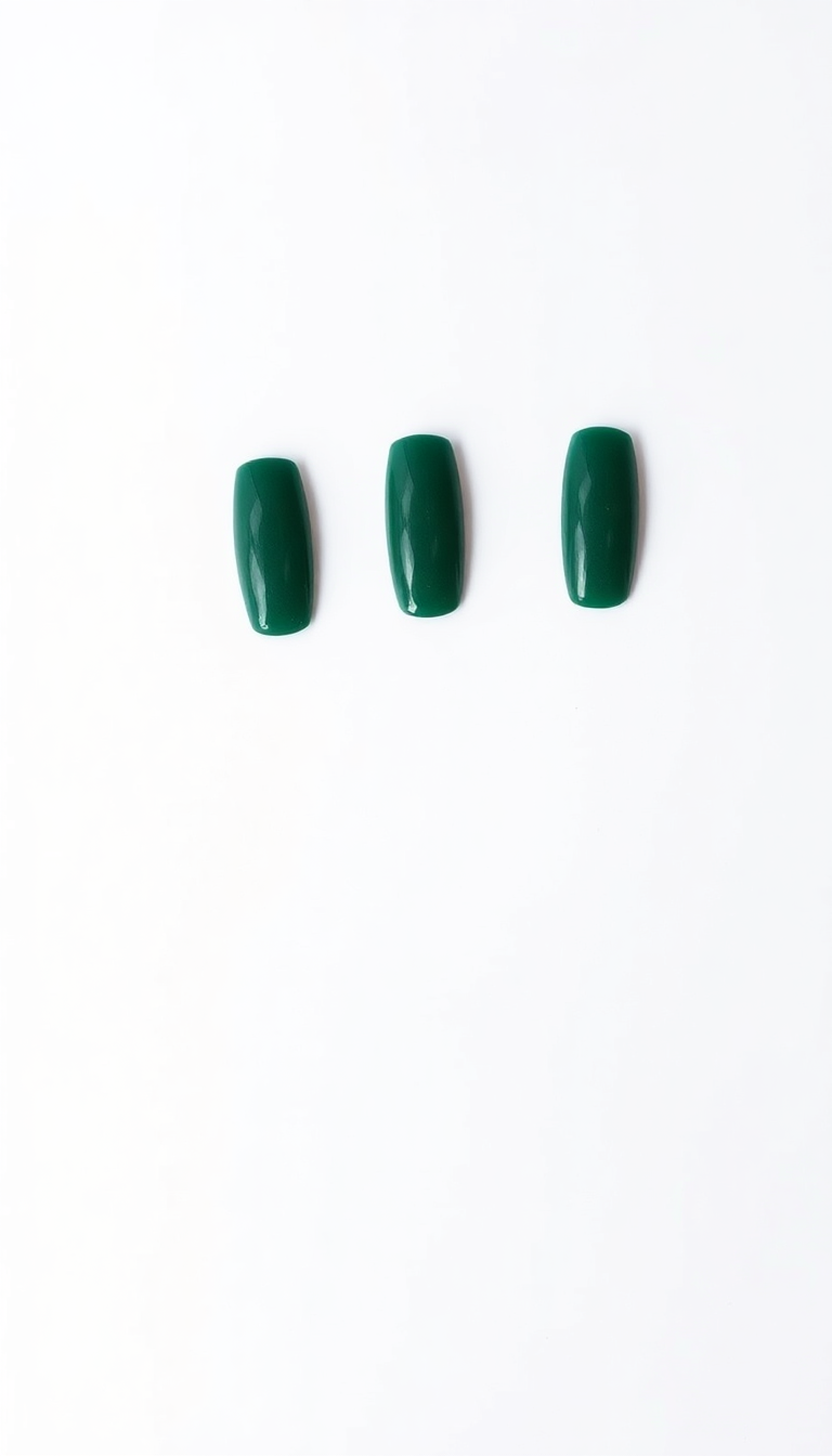 8. Deep Green Velvet Finish