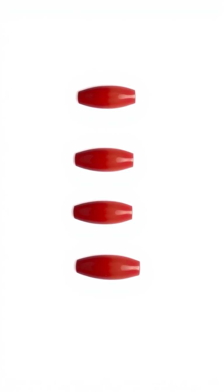 8. Deep Red Ombre Fade