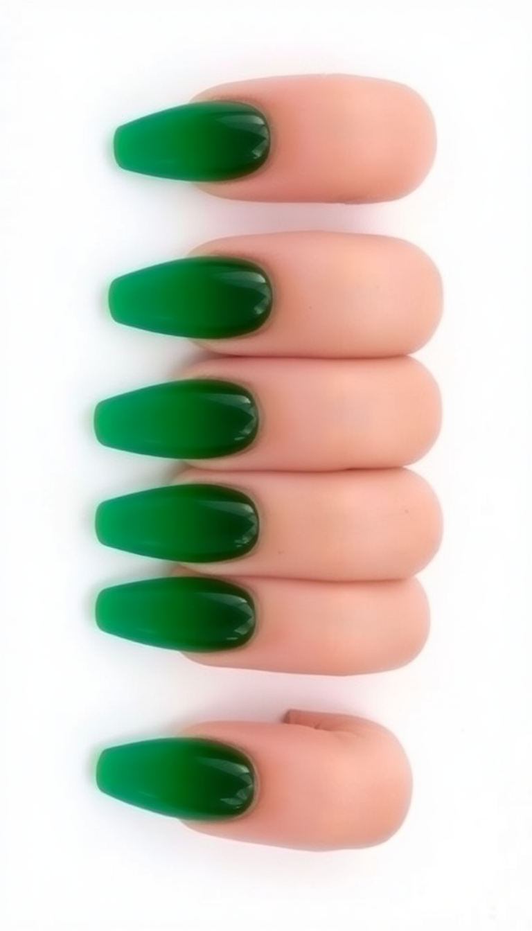 8. Emerald Ombre Effect