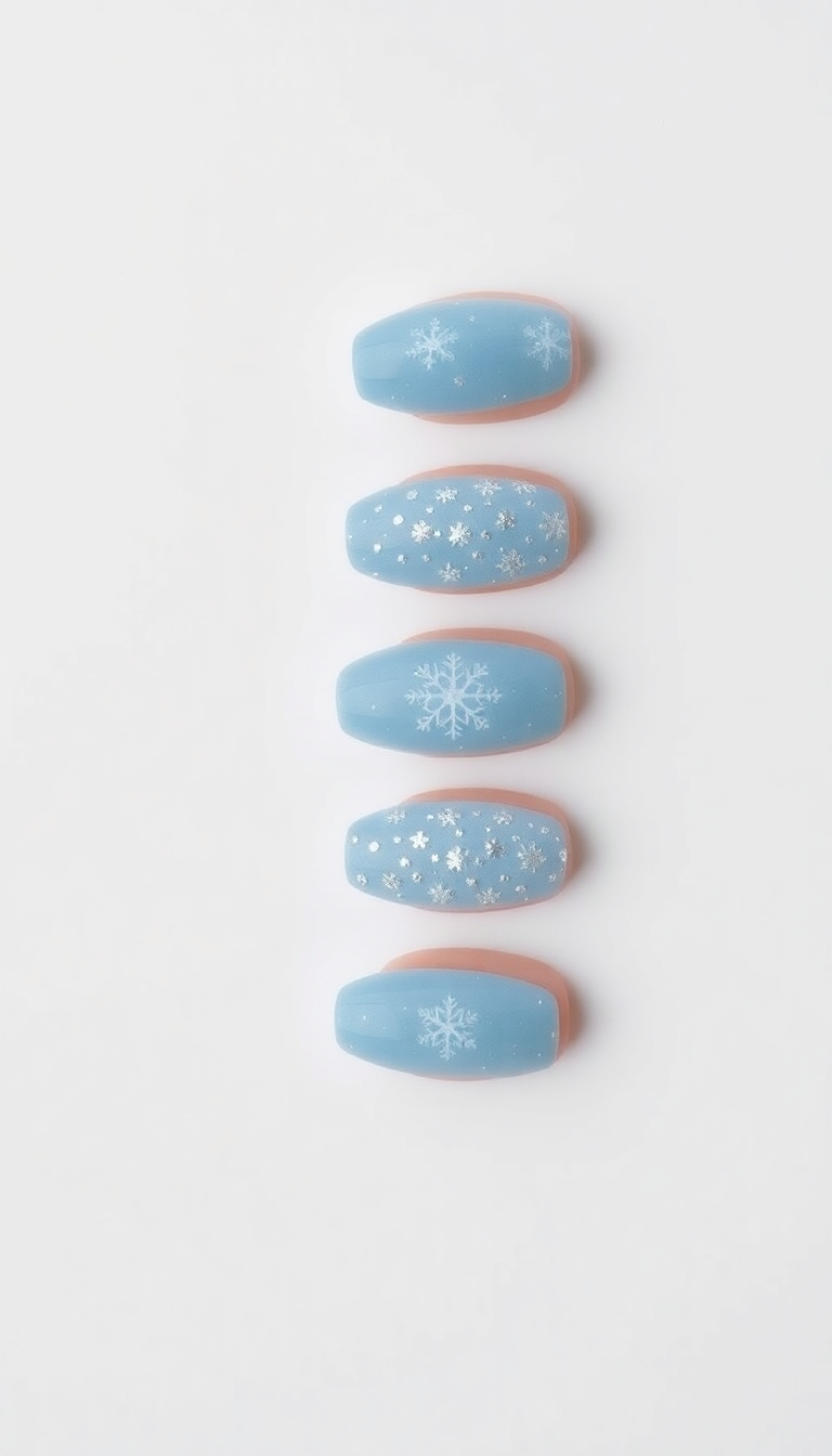 8. Frosty Winter Blue