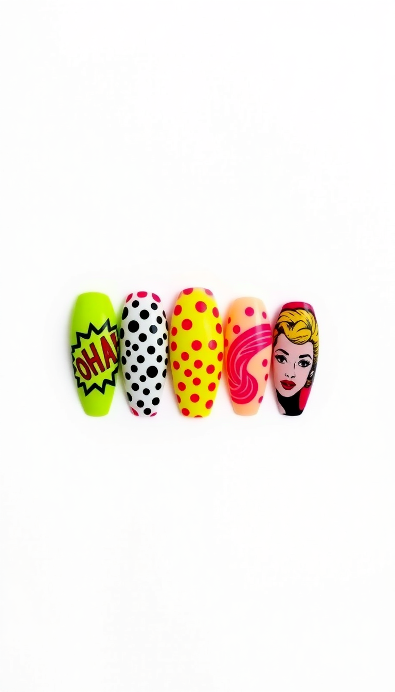 8. Neon Pop Art Designs