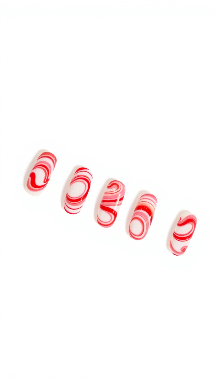 8. Playful Candy Cane Stripes