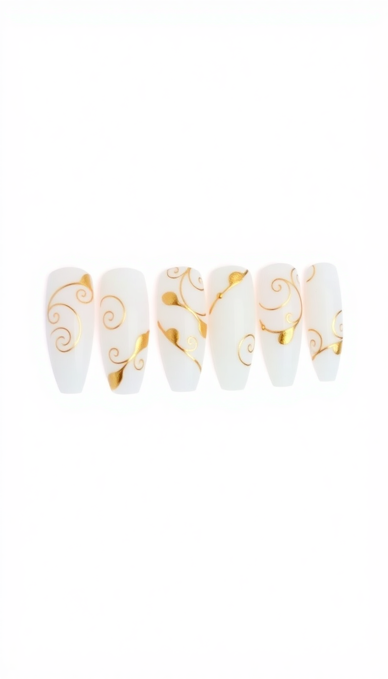 8. Timeless White and Gold