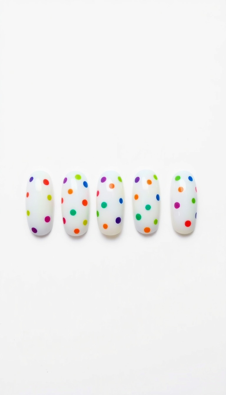 8. Vibrant Polka Dots