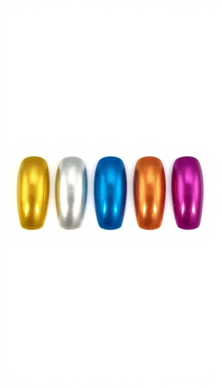 9. Bold Metallic Finishes