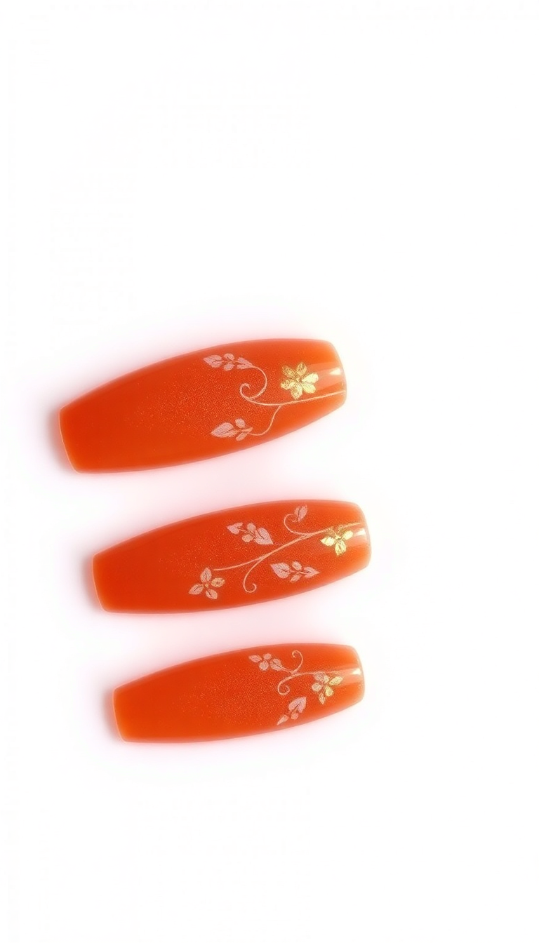 9. Burnt Orange Elegance