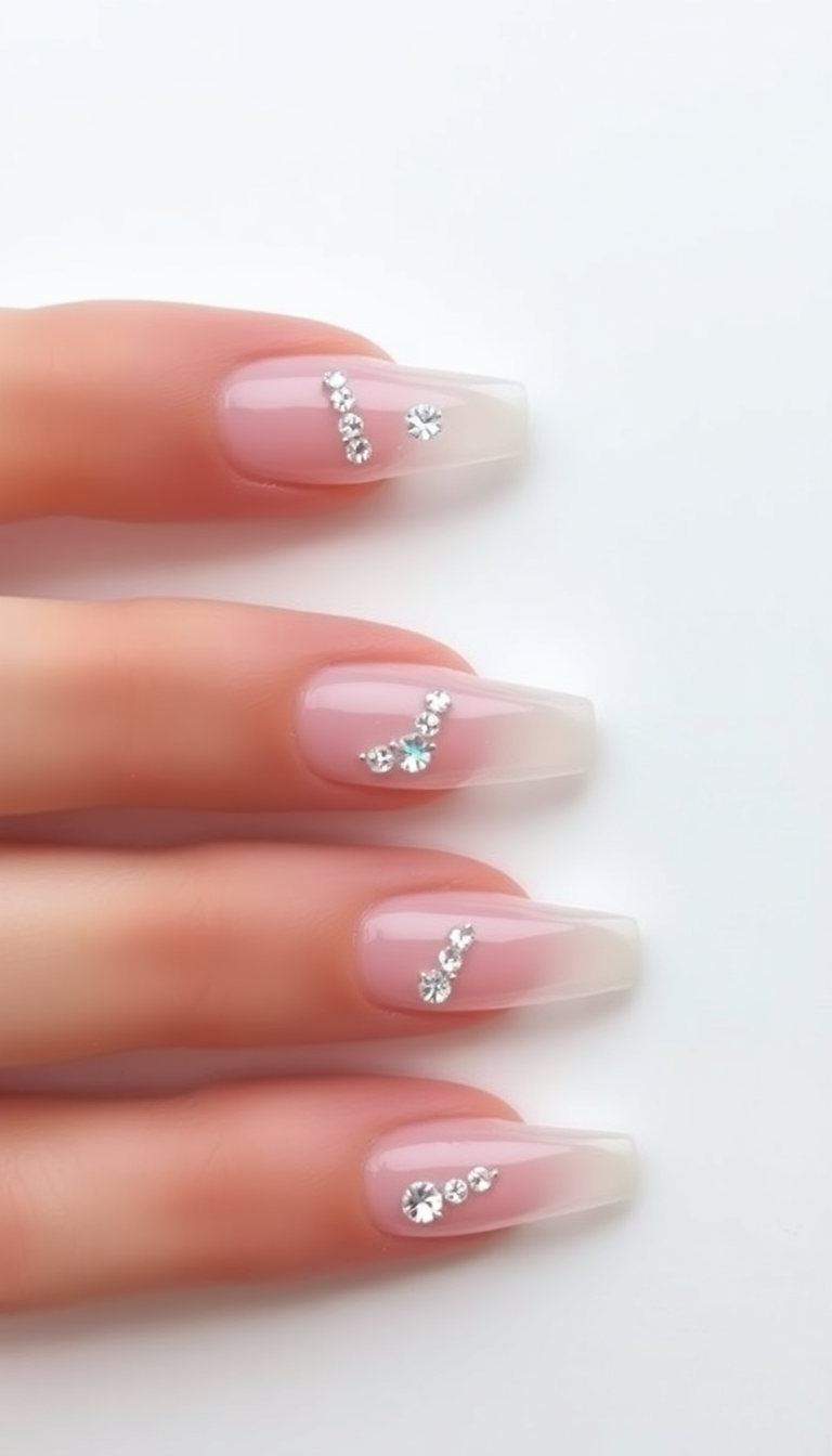 9. Crystal Clear Gemstone Embellishments