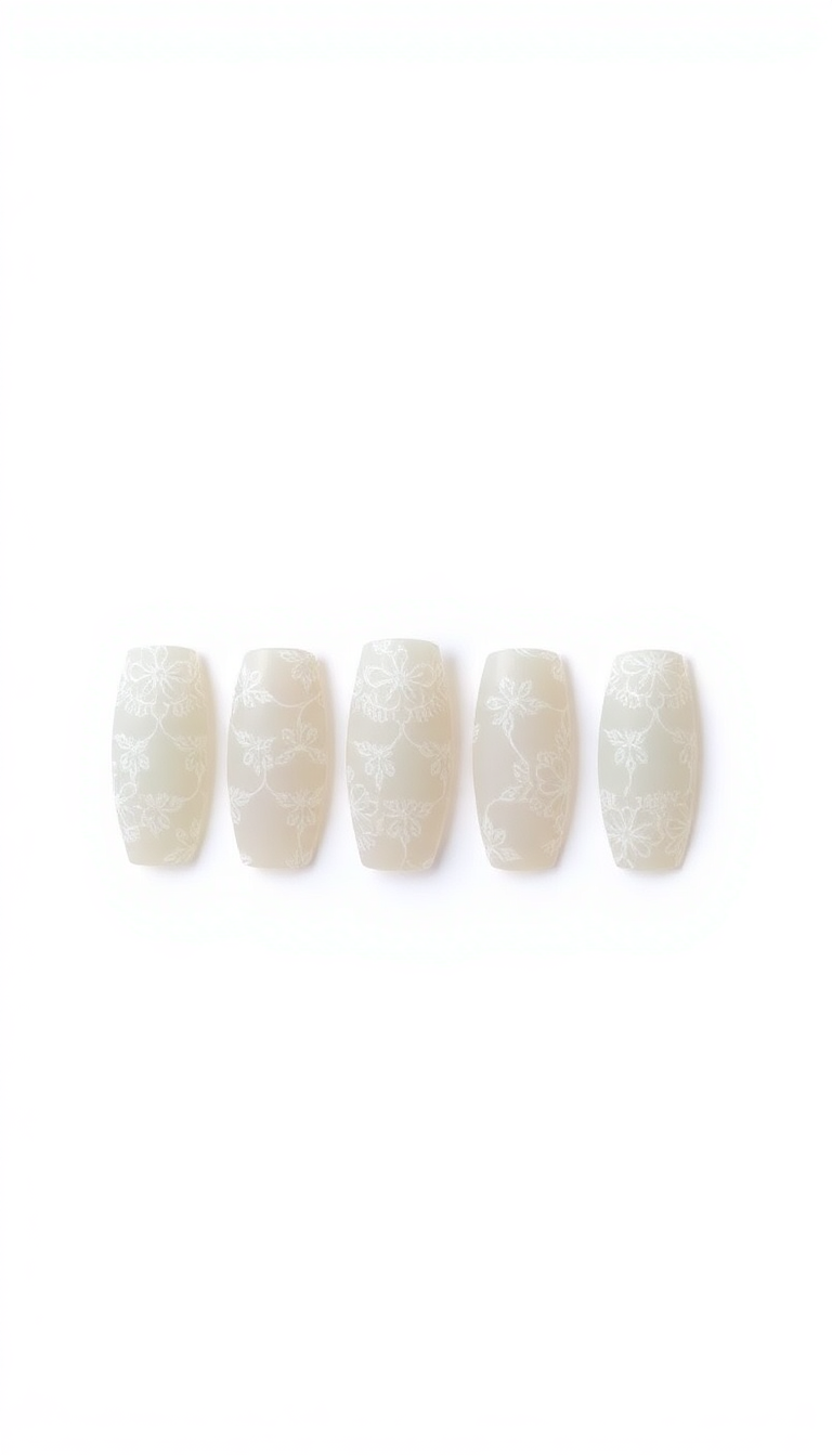 9. Delicate Frosted Lace