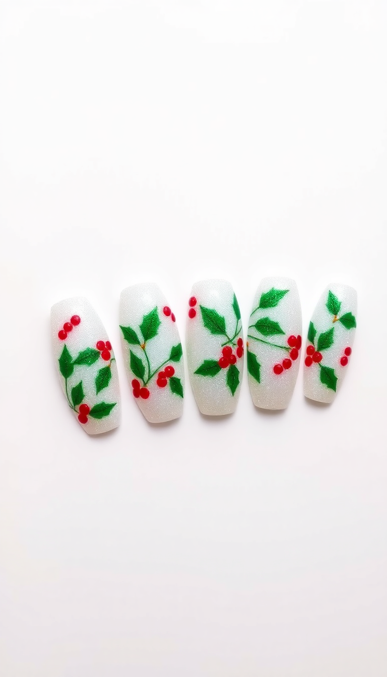 9. Festive Holly Details