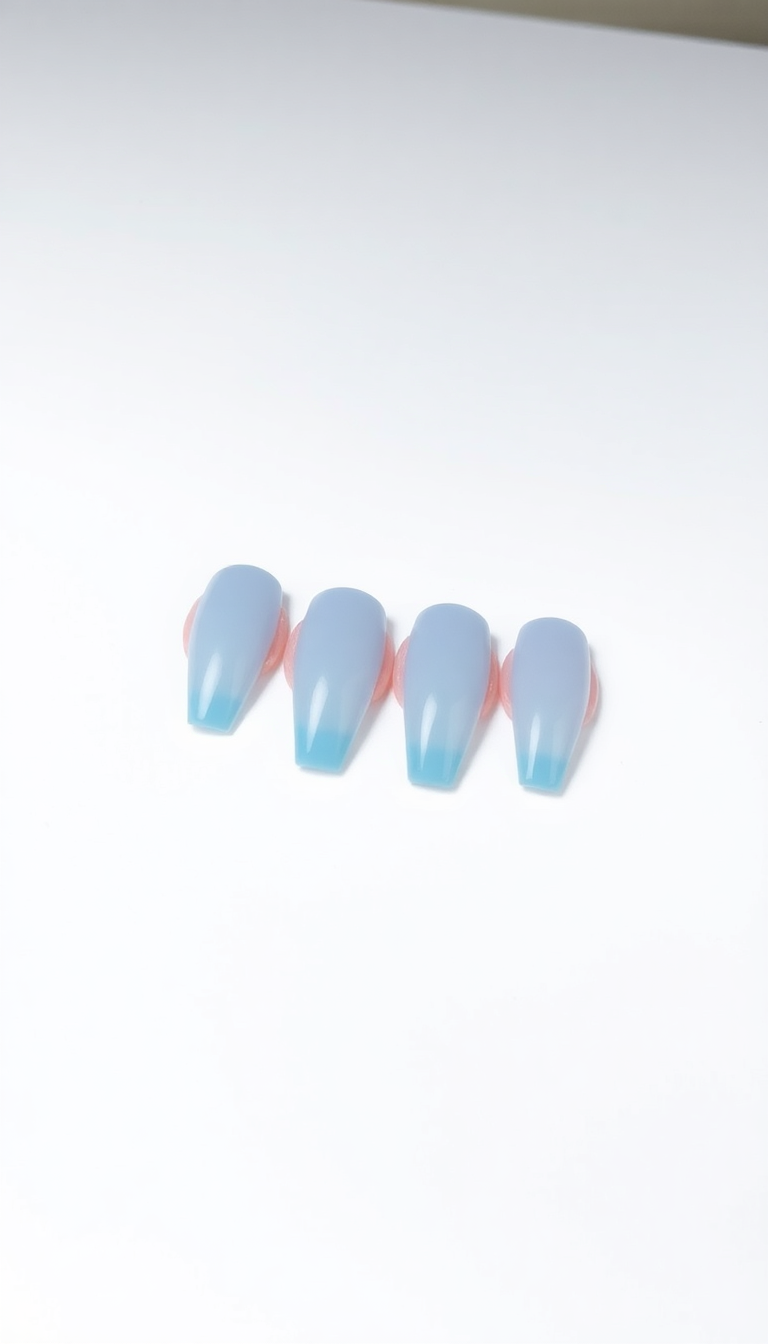 9. Icy Blue Ombre