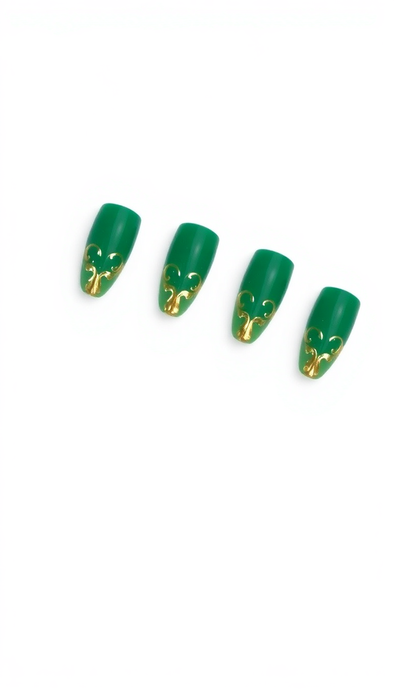 9. Luxe Emerald Touches