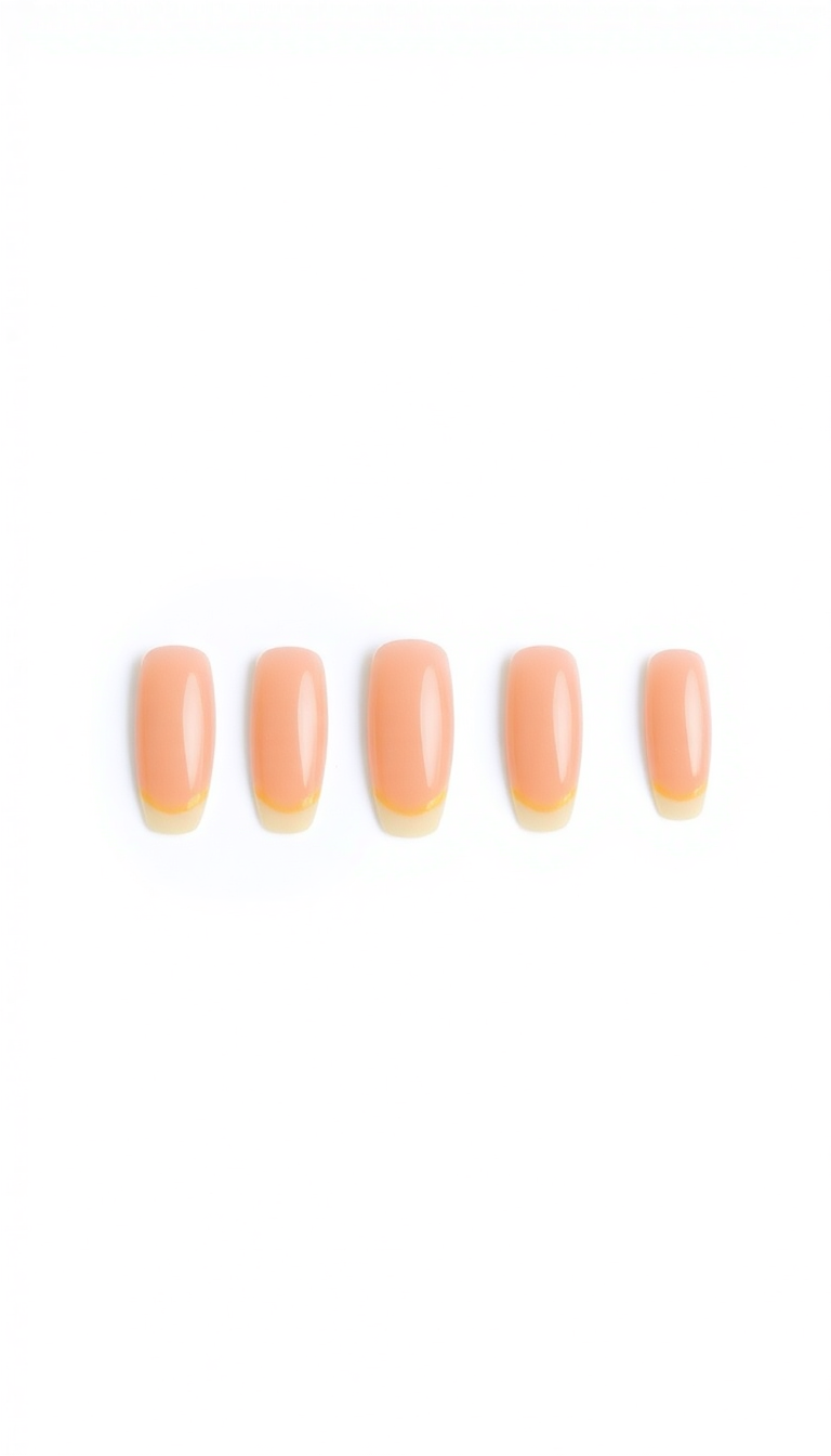 9. Luxurious Gold French Manicure