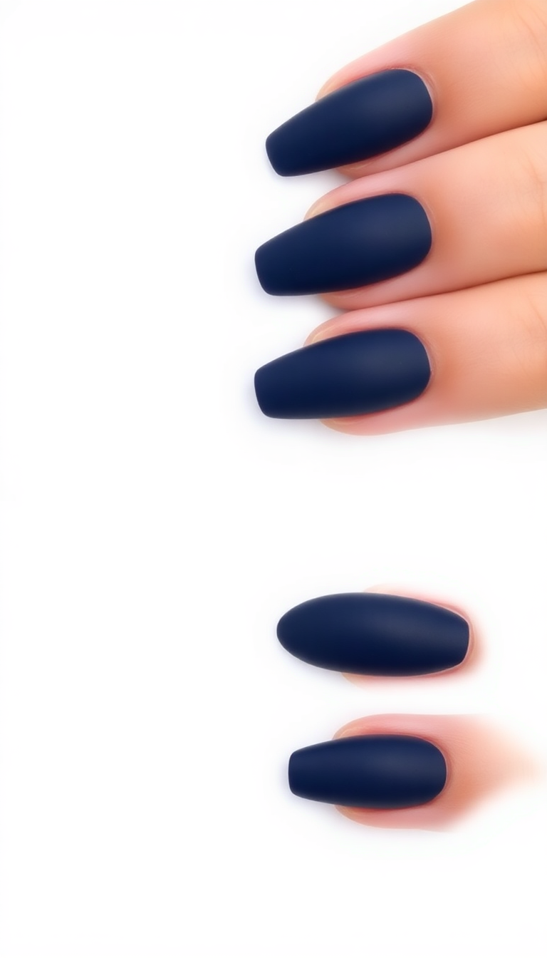 9. Matte Navy Blue