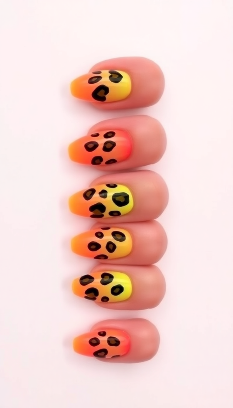9. Neon Brights Meet Cheetah Spots