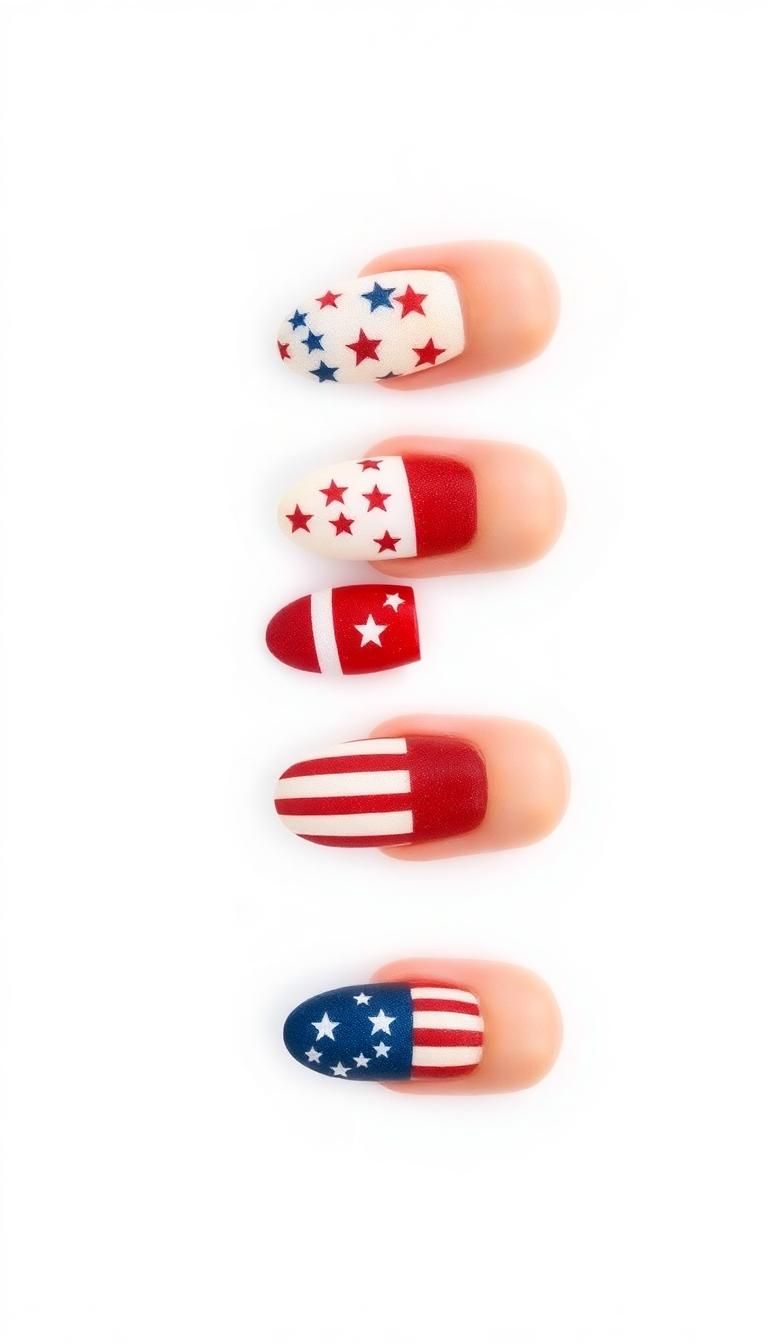 9. Vintage Patriotic Patterns