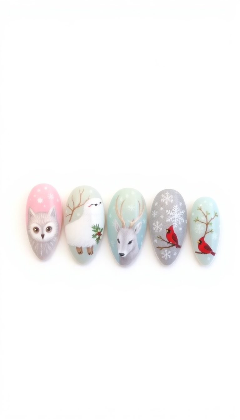 9. Whimsical Winter Fauna